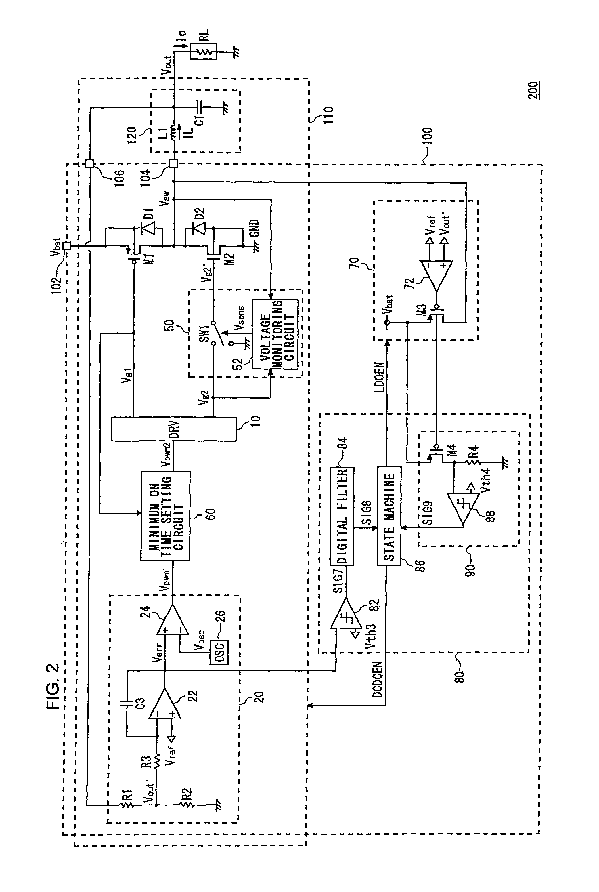 Power supply apparatus having switchable switching regulator and linear regulator