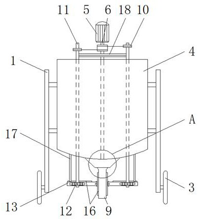 Efficient laying device for building construction