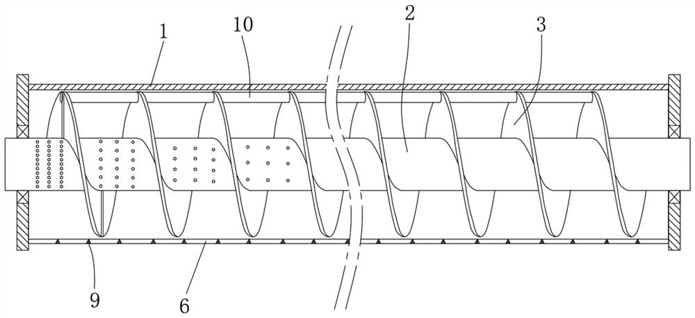 Grass grading conveying device