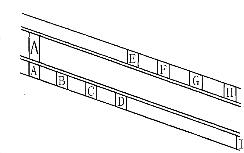 Double-layer rail three-dimensional rapid transit system