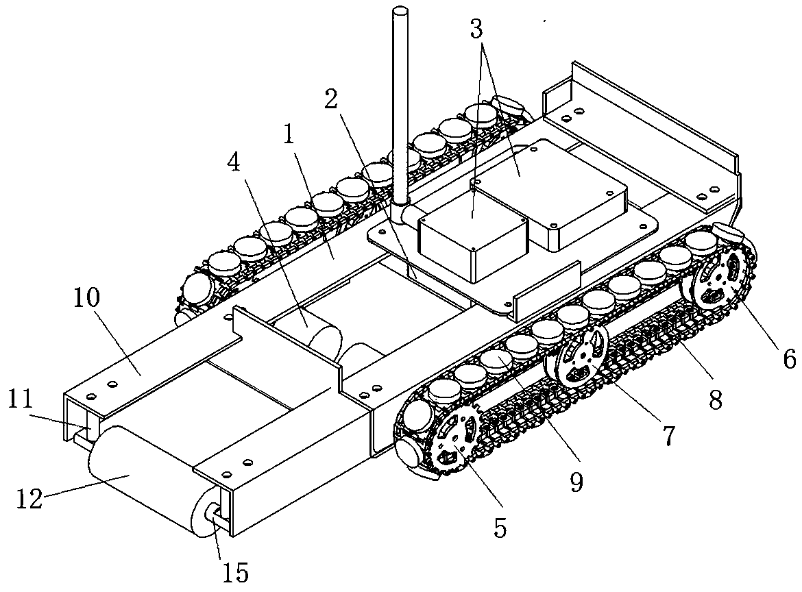 Crawler-type wall climbing device