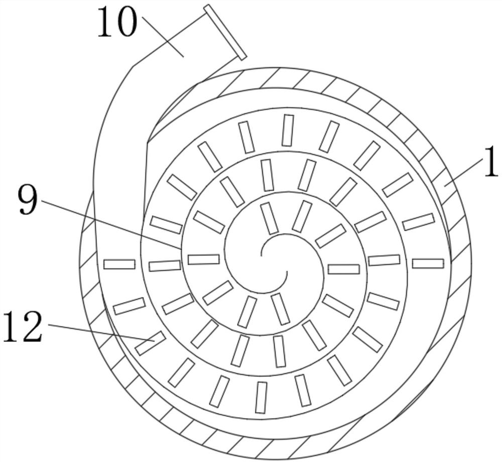 Rotary reverse-blowing flat-belt dust remover