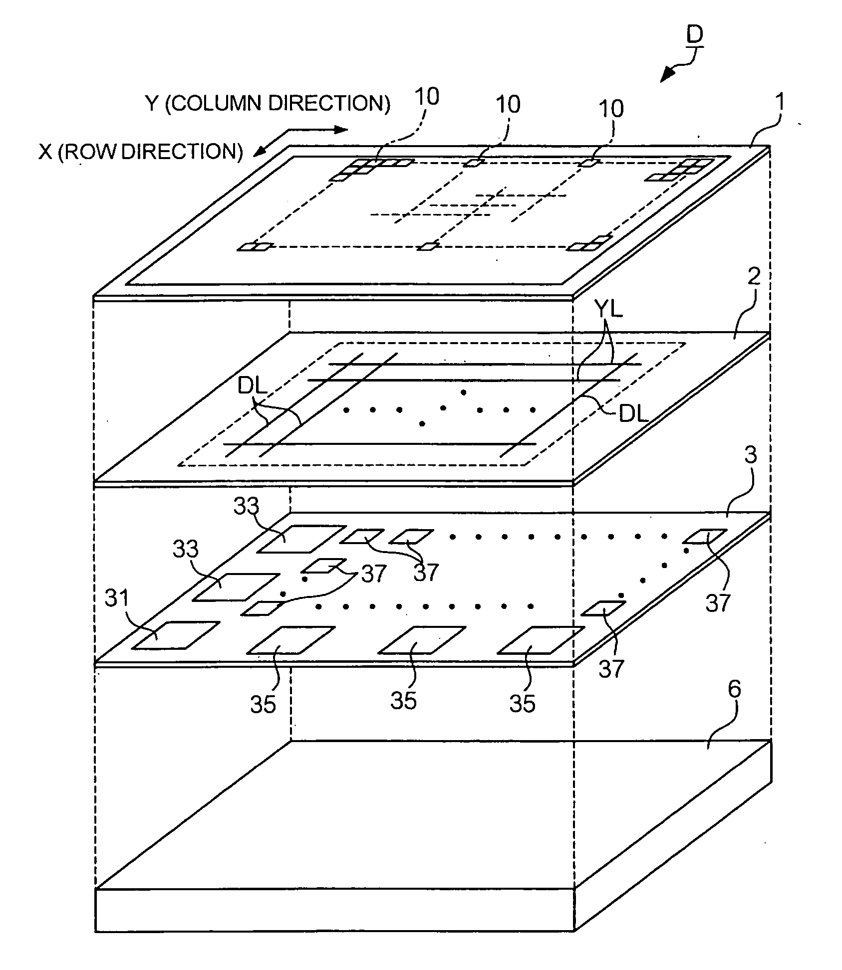 Electro-optical device and method of manufacturing the same, element driving device and method of manufacturing the same, element substrate, and electronic apparatus