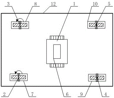 Adaptive bearing and driving device and control method for wheeled vehicle