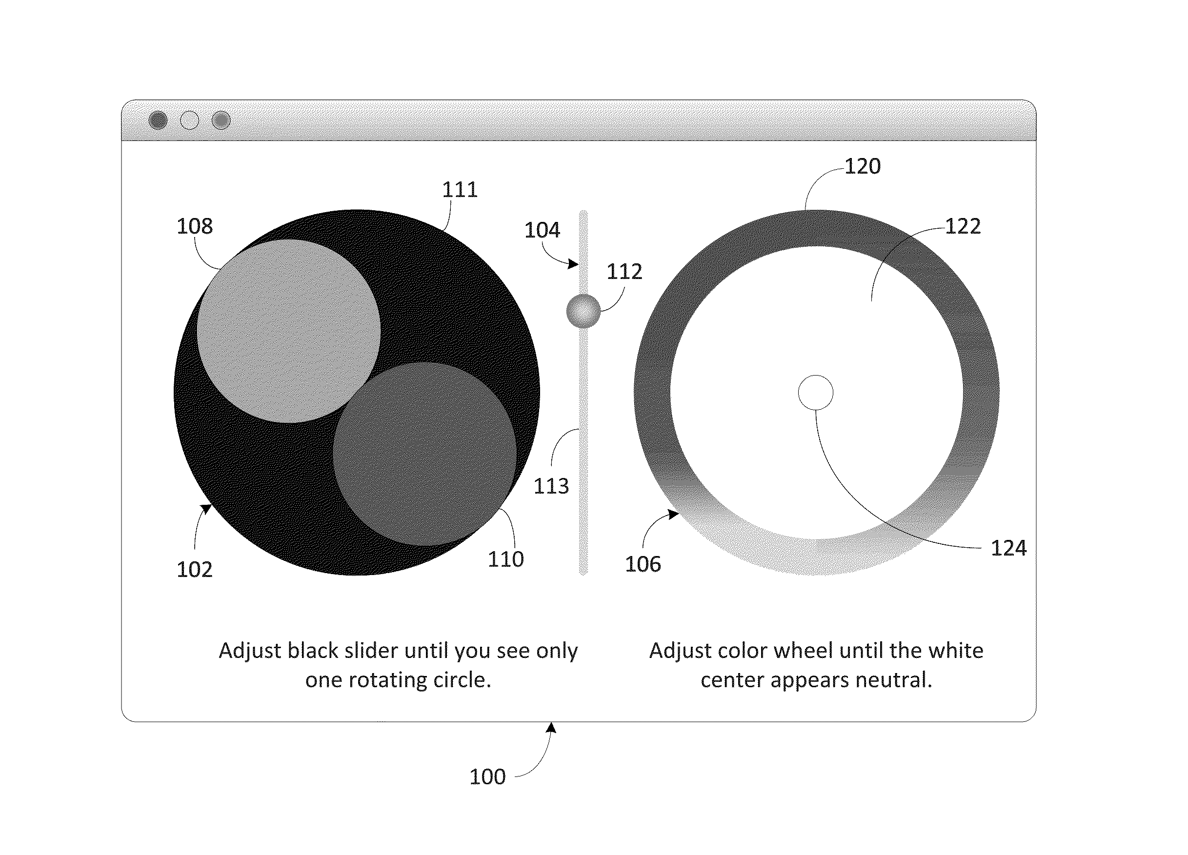 User Interface and Method for Directly Setting Display White Point