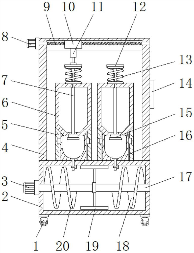 A drug preparation device for drug production