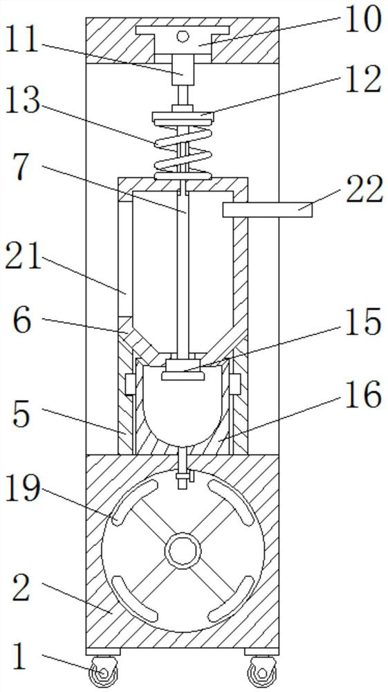 A drug preparation device for drug production