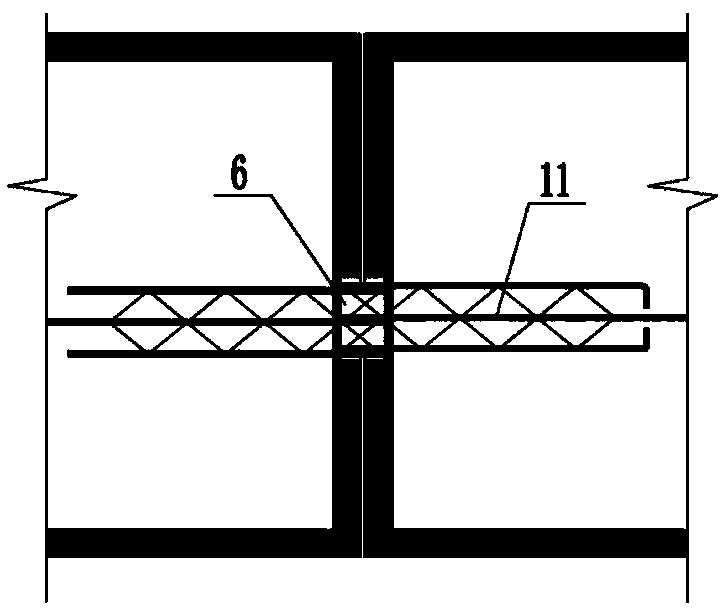 A prefabricated two-way force-bearing floor slab