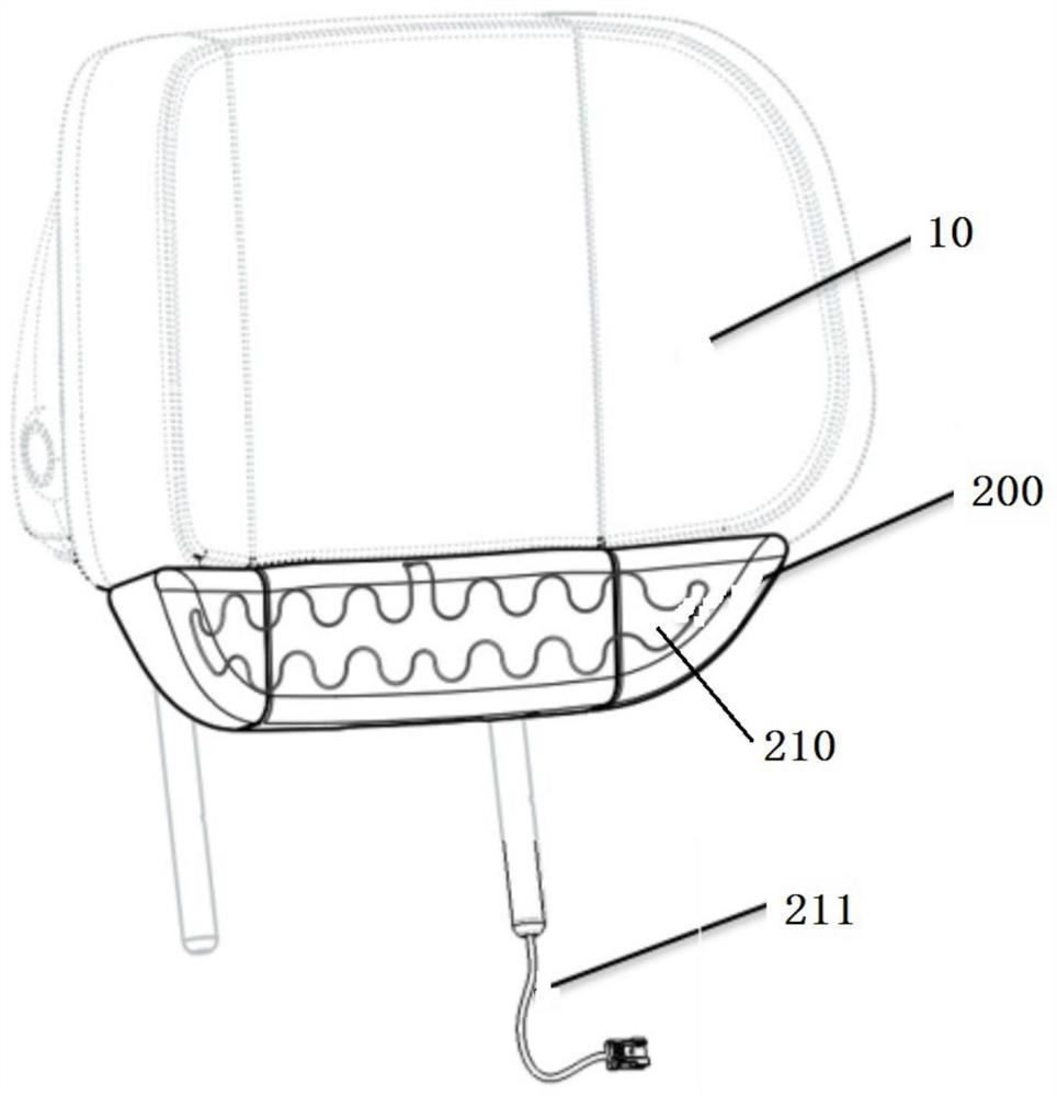 A kind of multifunctional car headrest