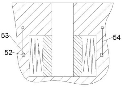 A device for maintaining dredging water conservancy gates that reduces the influence of gate slots