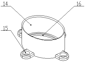 Walnut fixing device suitable for oriented extruding