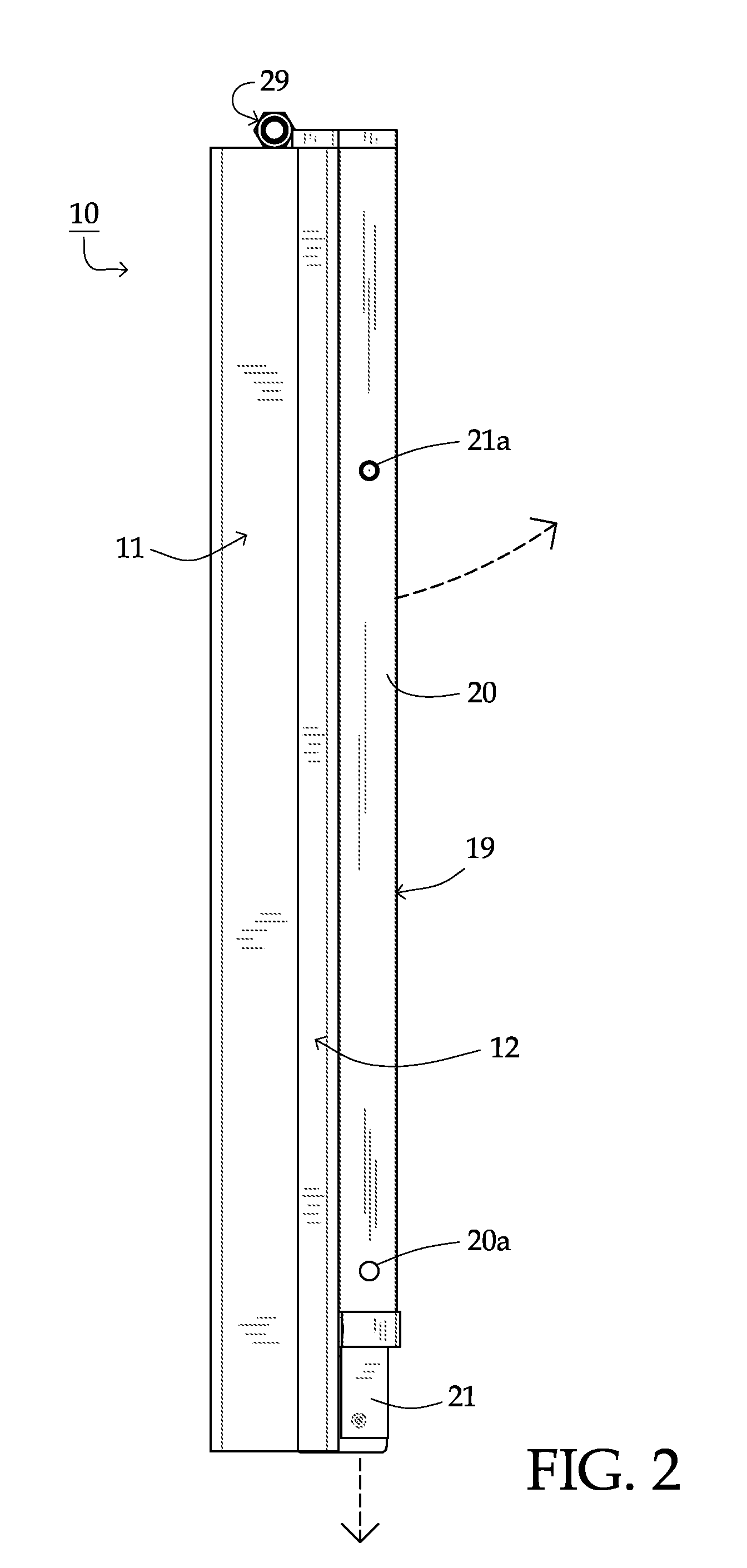 Retractable clothesline support and method
