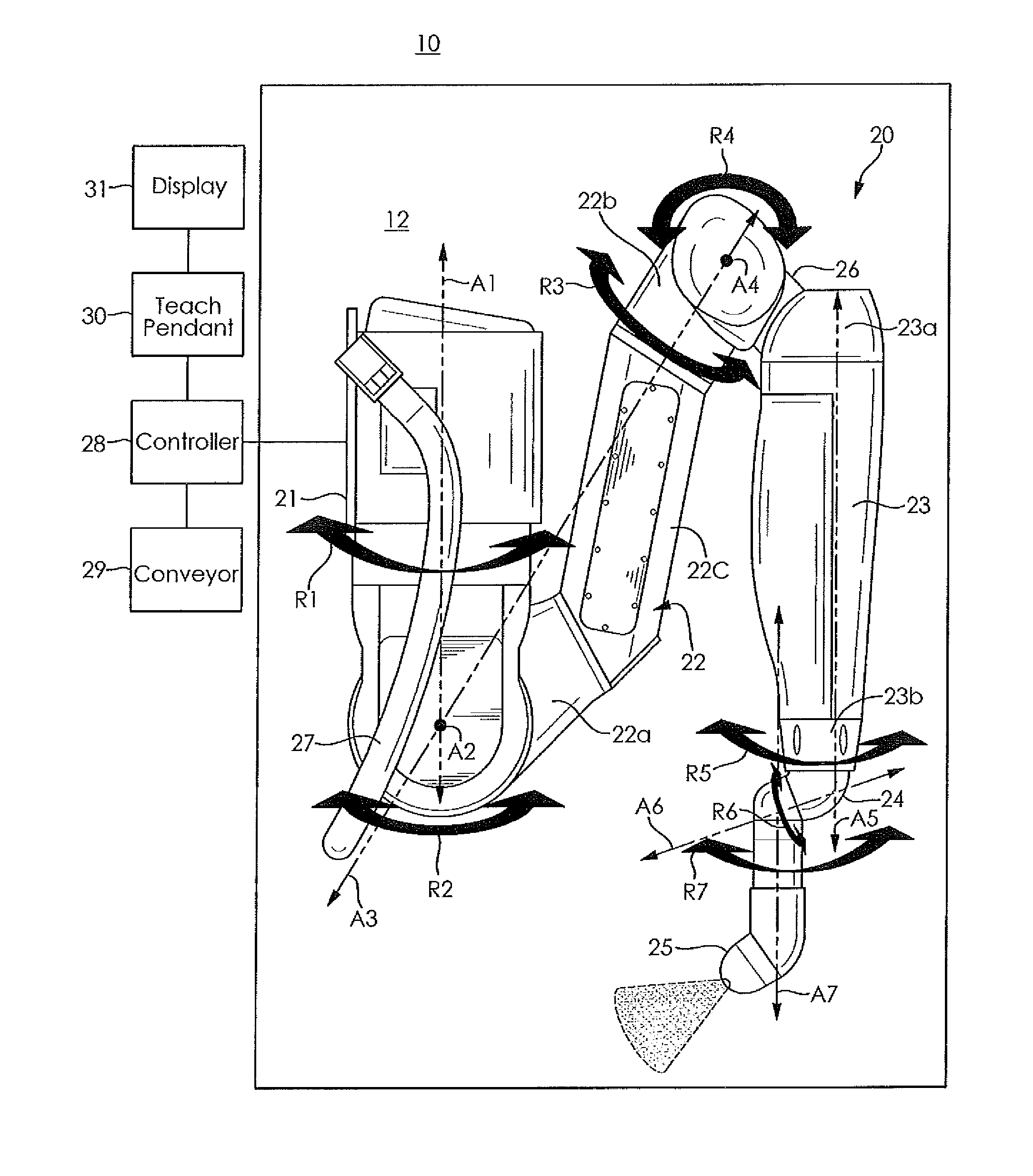 Method of controlling a redundant robot