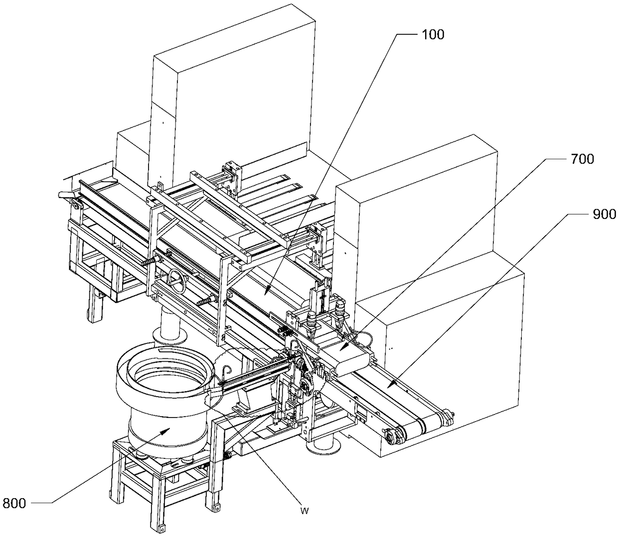 Integrated tying and packing machine and packing and tying method for packing bags