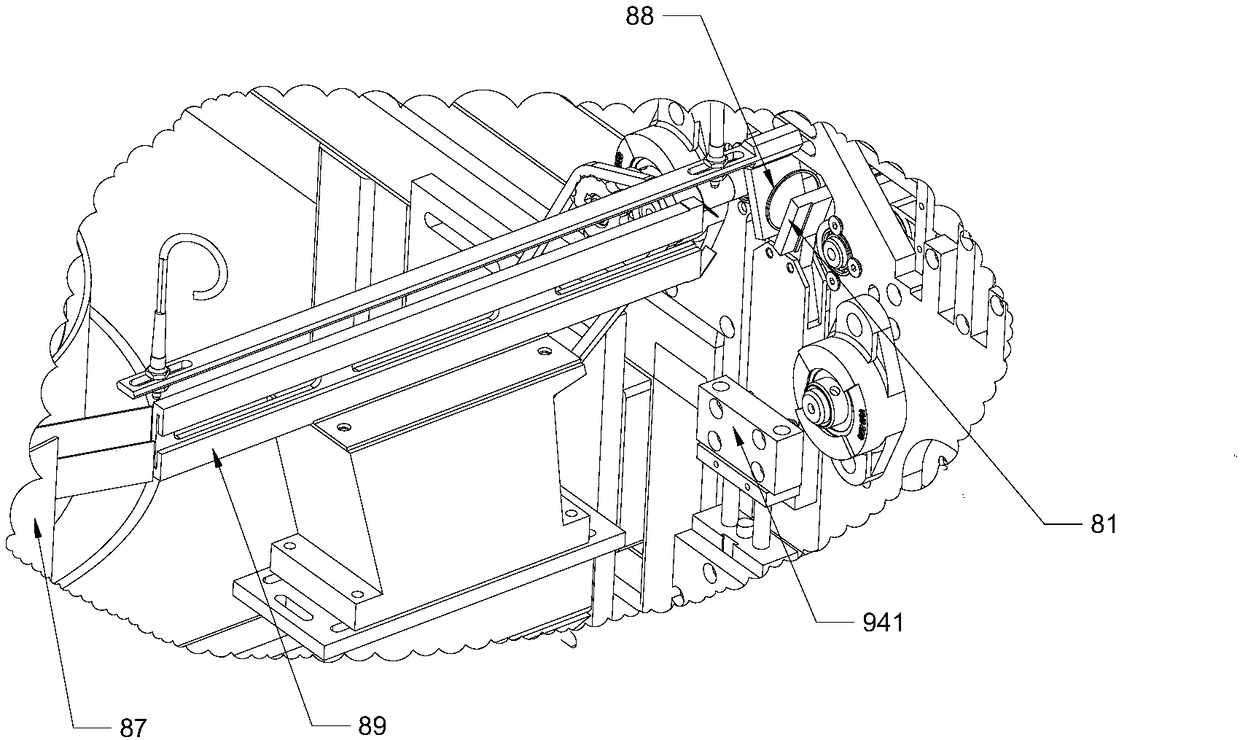 Integrated tying and packing machine and packing and tying method for packing bags