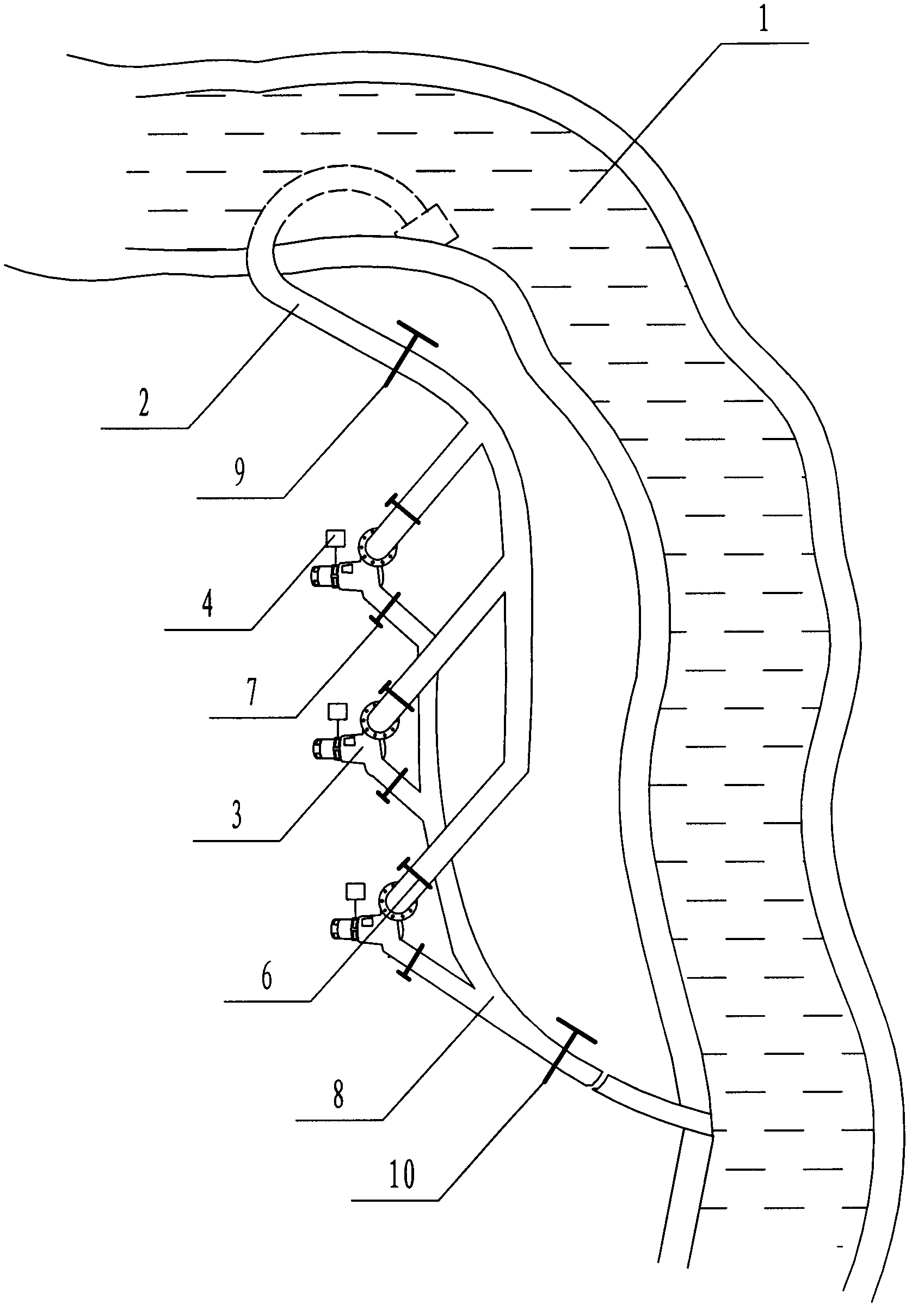 Hydrocone type multi-stage hydroelectric generation method