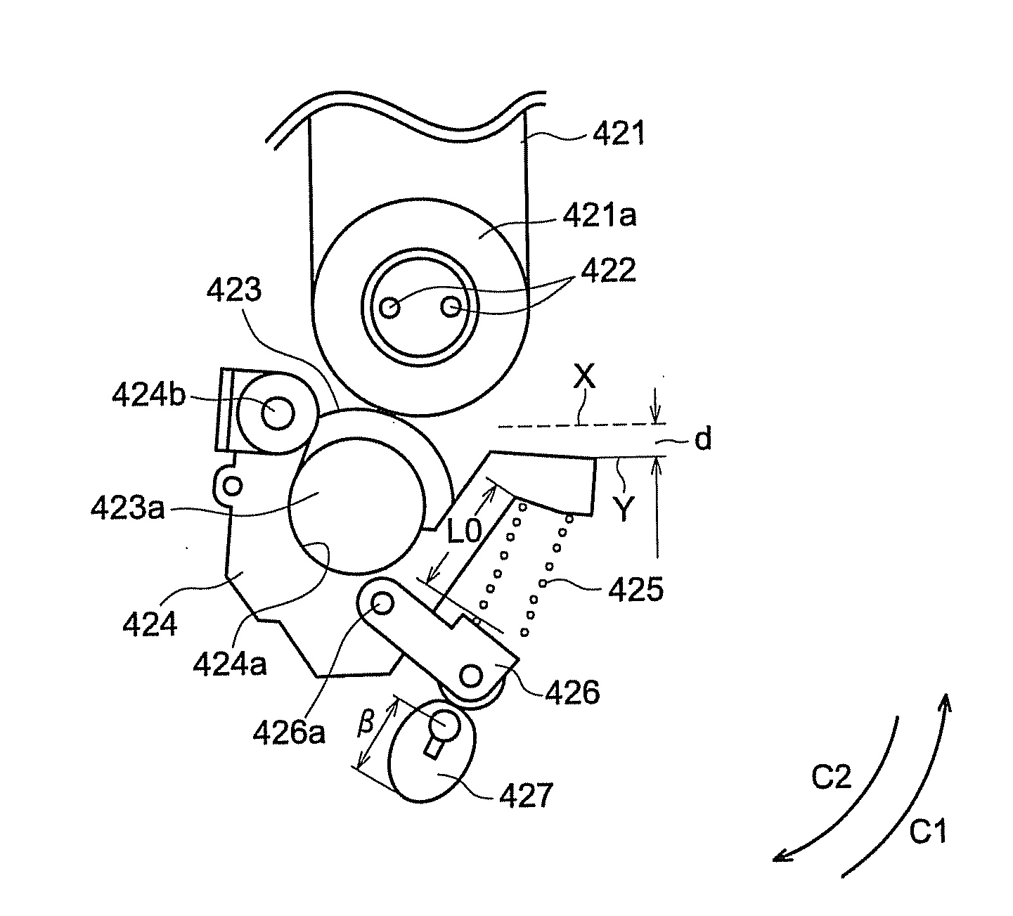 Image forming apparatus having fixing device