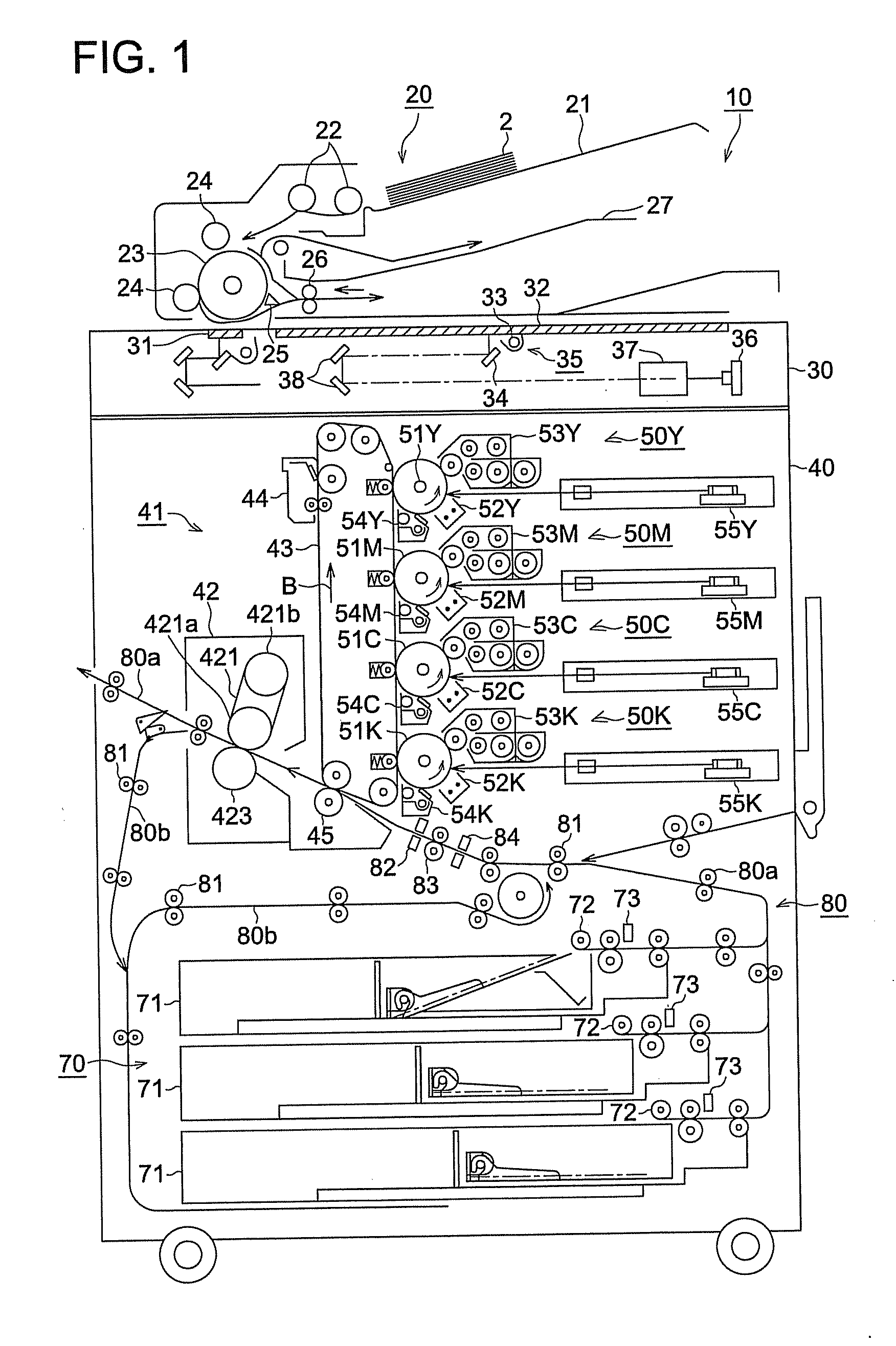 Image forming apparatus having fixing device
