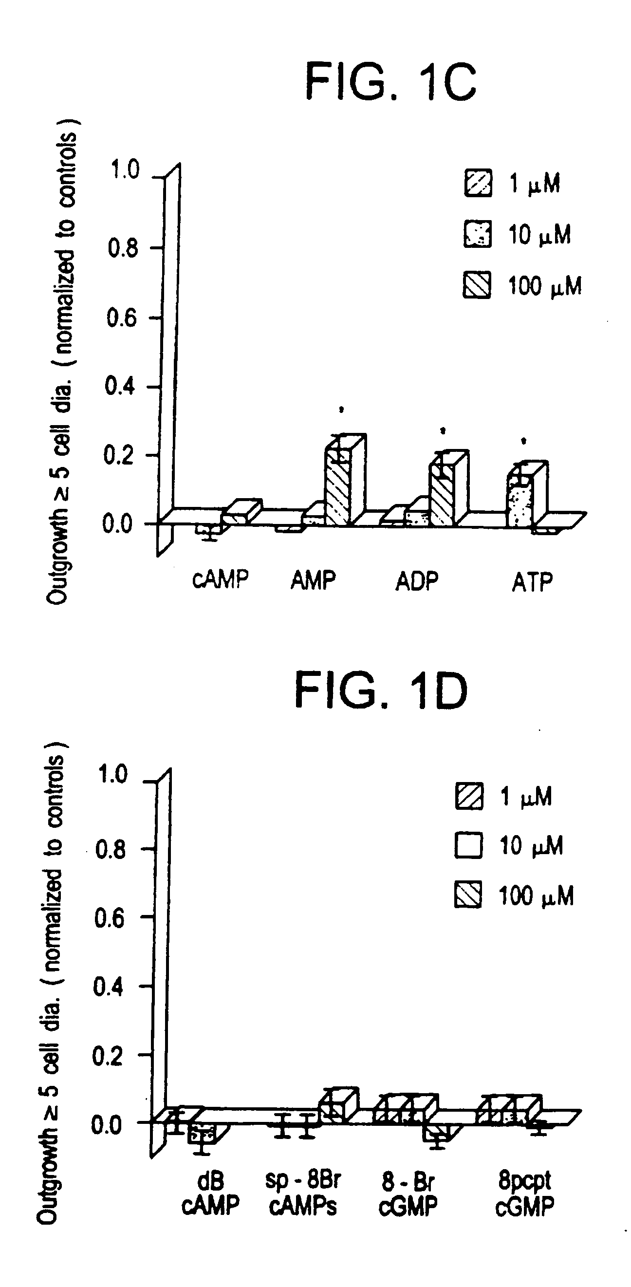 Methods for modulating the axonal outgrowth of central nervous system neurons