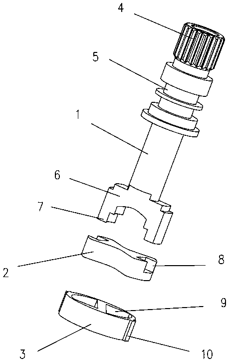 Rotating type faucet valve element