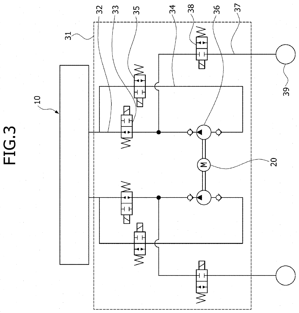 Electric height control device