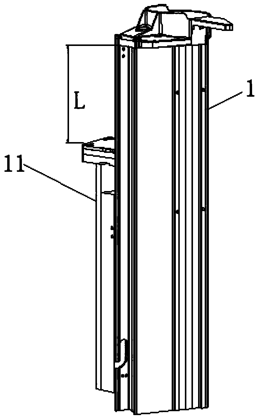 Stocking suction cylinder motion mechanism of integrated machine