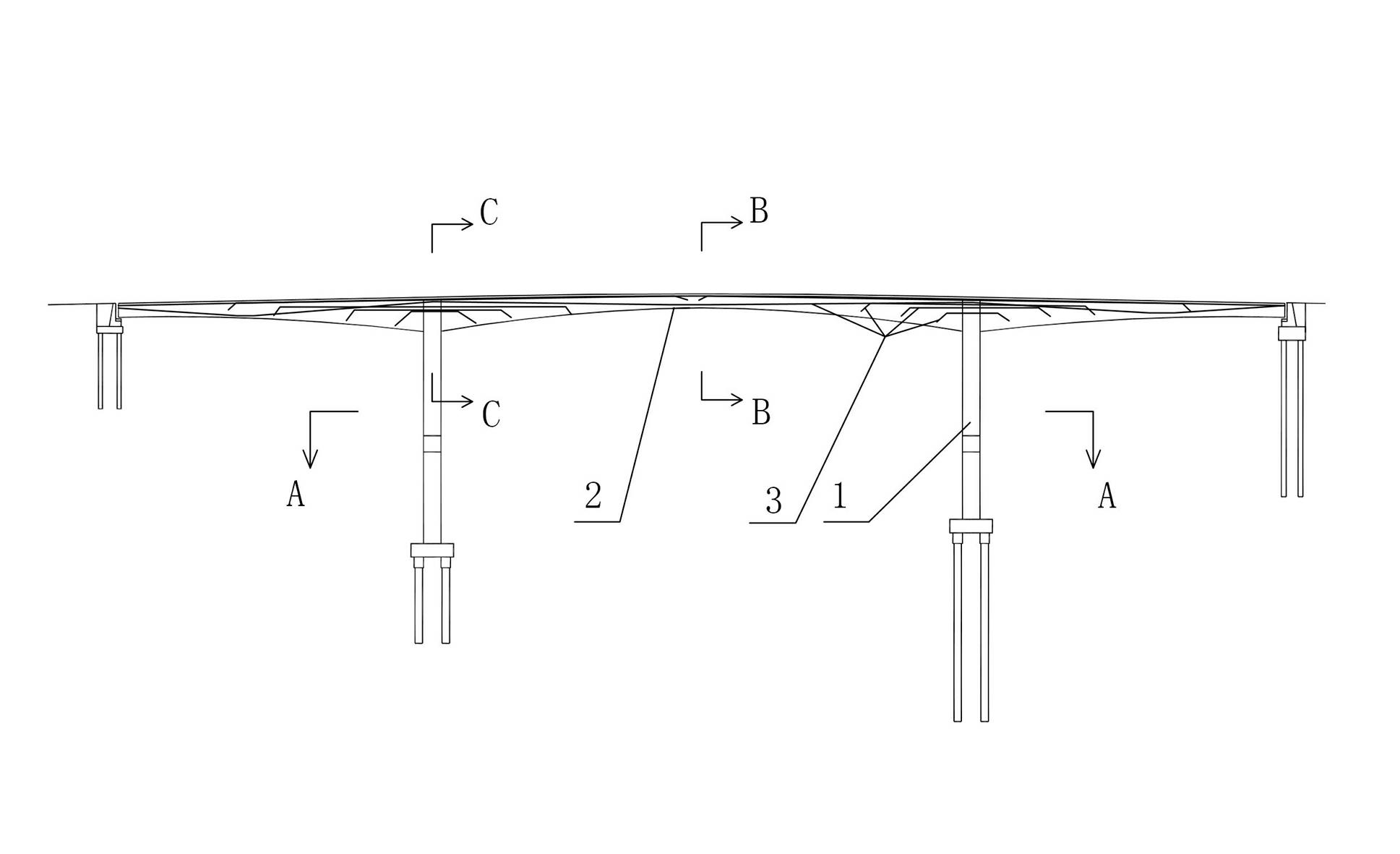 Prestressed ultrahigh-performance concrete continuous box girder bridge and construction method thereof