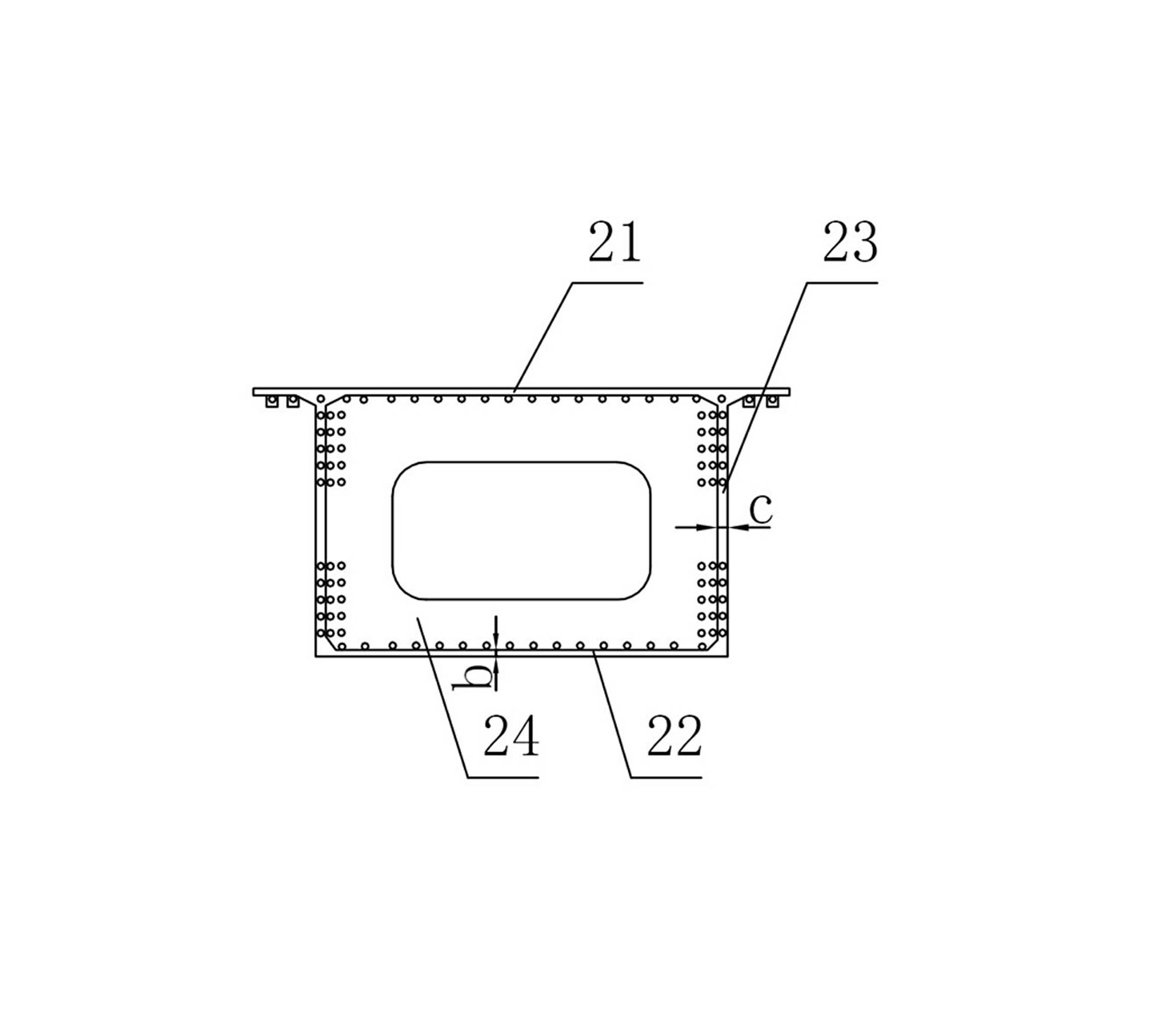 Prestressed ultrahigh-performance concrete continuous box girder bridge and construction method thereof