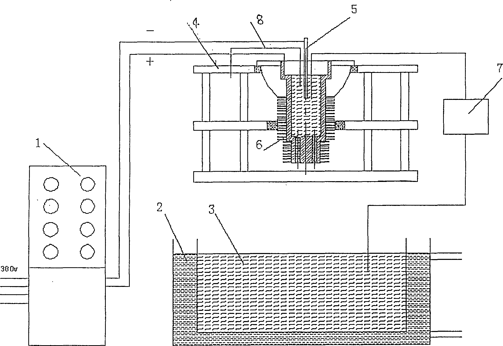 Plasma body electrolytic deposition method of aluminium alloy cglinder body inner wall ceramic coating and its device