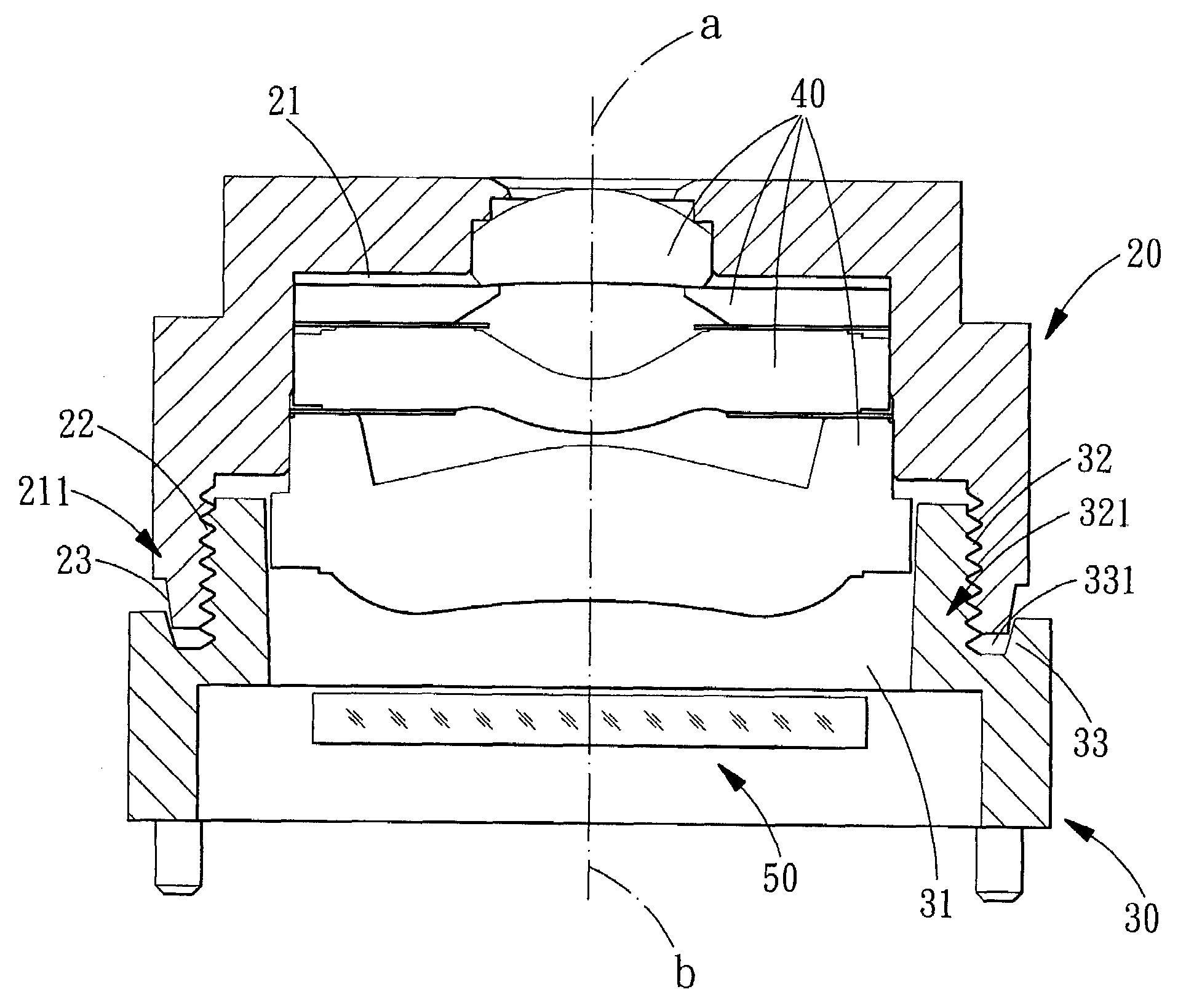 Lens tube and mounting base thereof