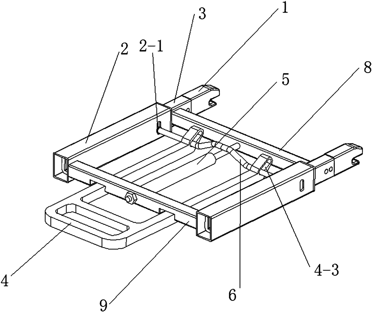 ISOFIX adjusting device for child restraint system