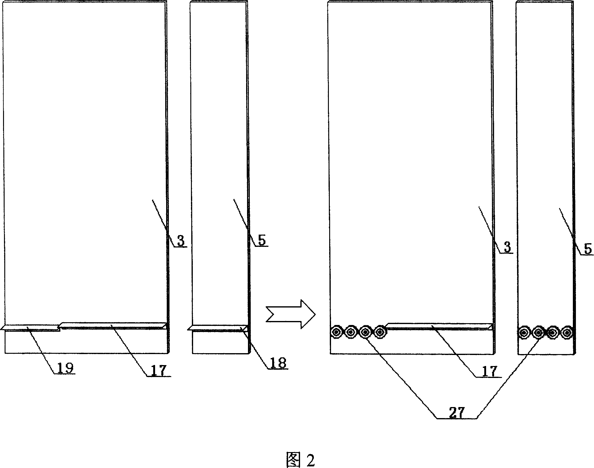 System for automatic feeding and sorting goods shelf