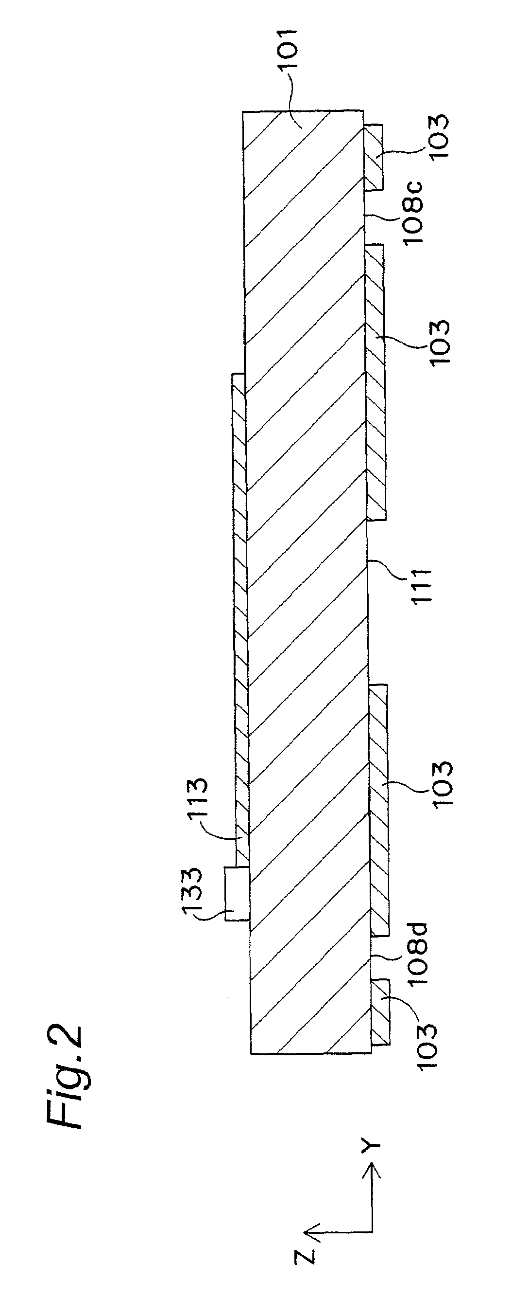 Wide-band slot antenna apparatus with stop band
