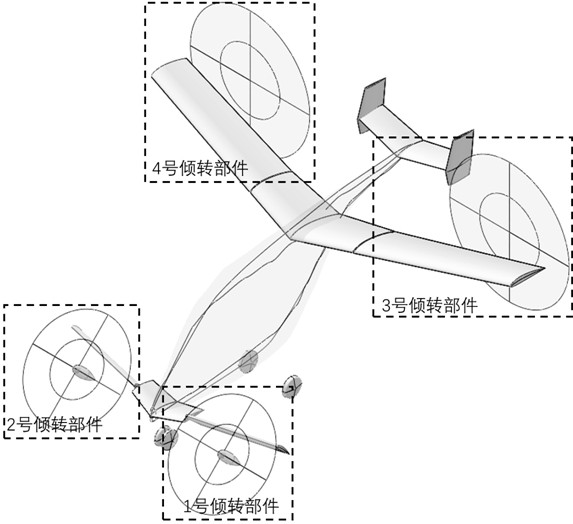 Traction-propulsion type tilt wing vertical take-off and landing manned aircraft