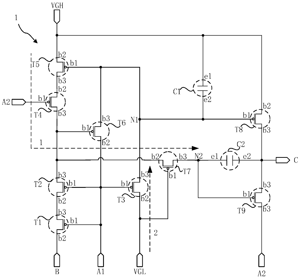 An organic light emitting display panel and an organic light emitting display device