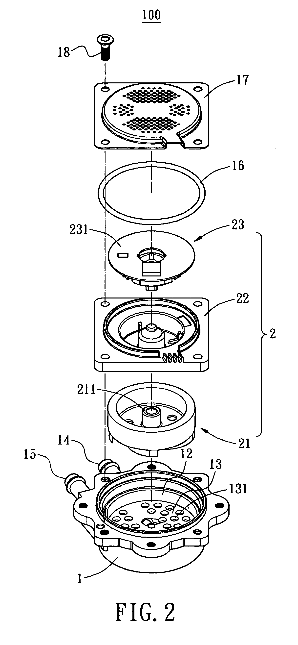 Water-cooling heat dissipation device