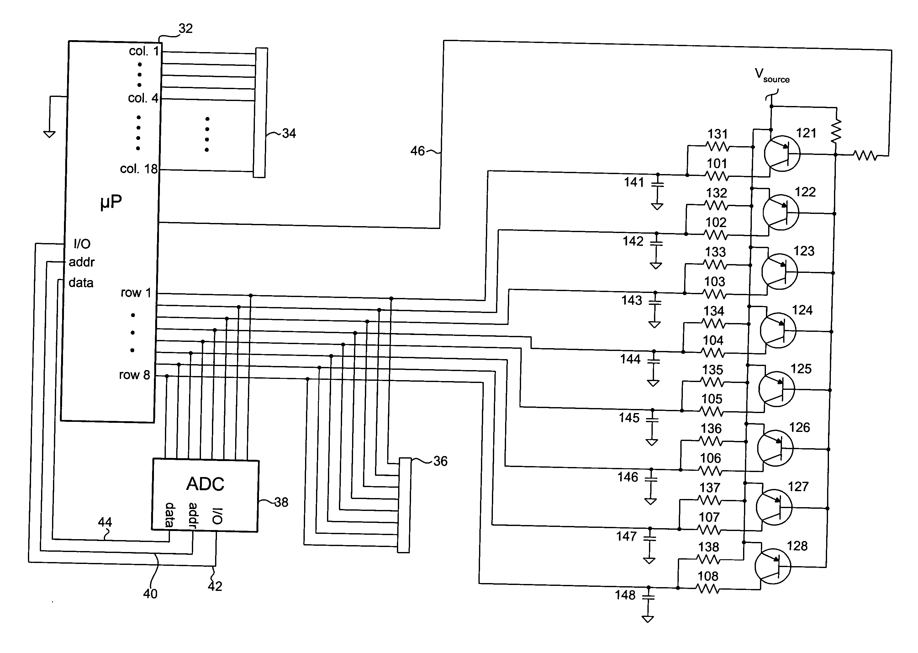 Computer keyboard with quantitatively force-sensing keys