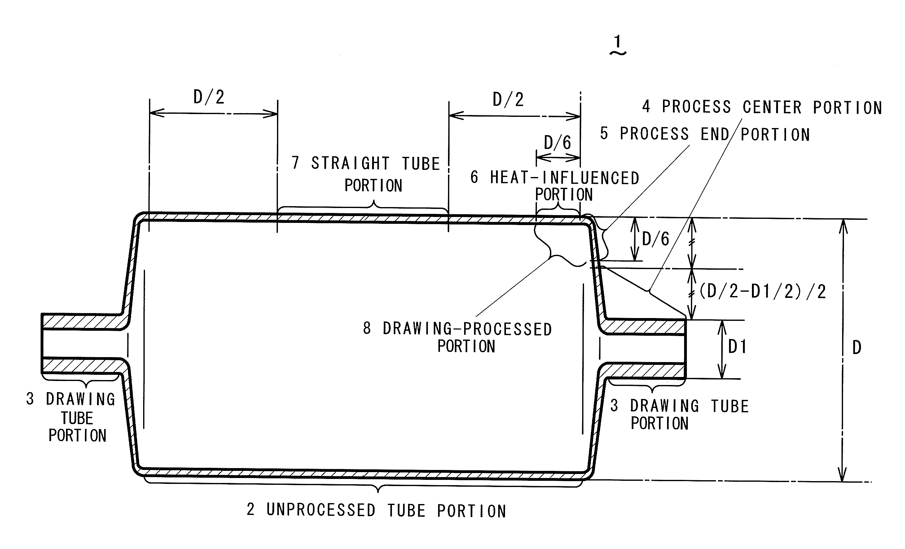 High strength and high thermal conductivity copper alloy tube and method for producing the same