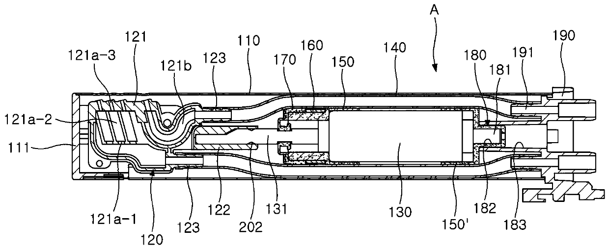 Vibration nozzle of bidet