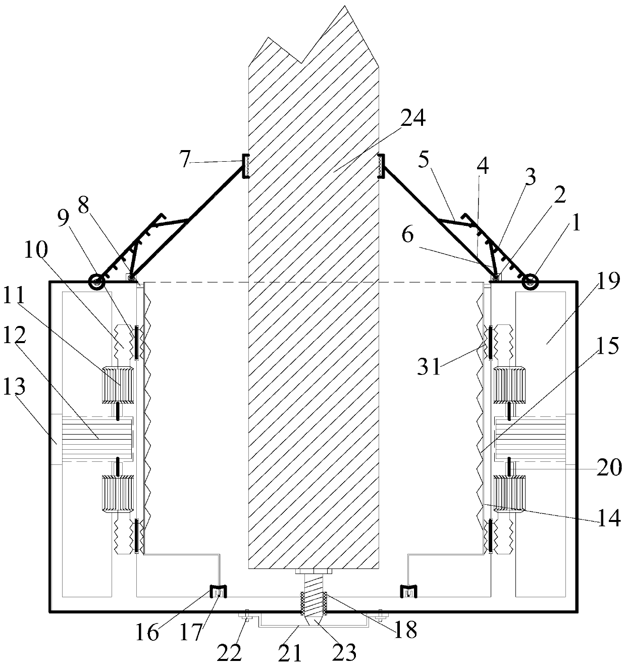 Method for pretightening and installing microseismic sensor of underground coal mine anchor rod