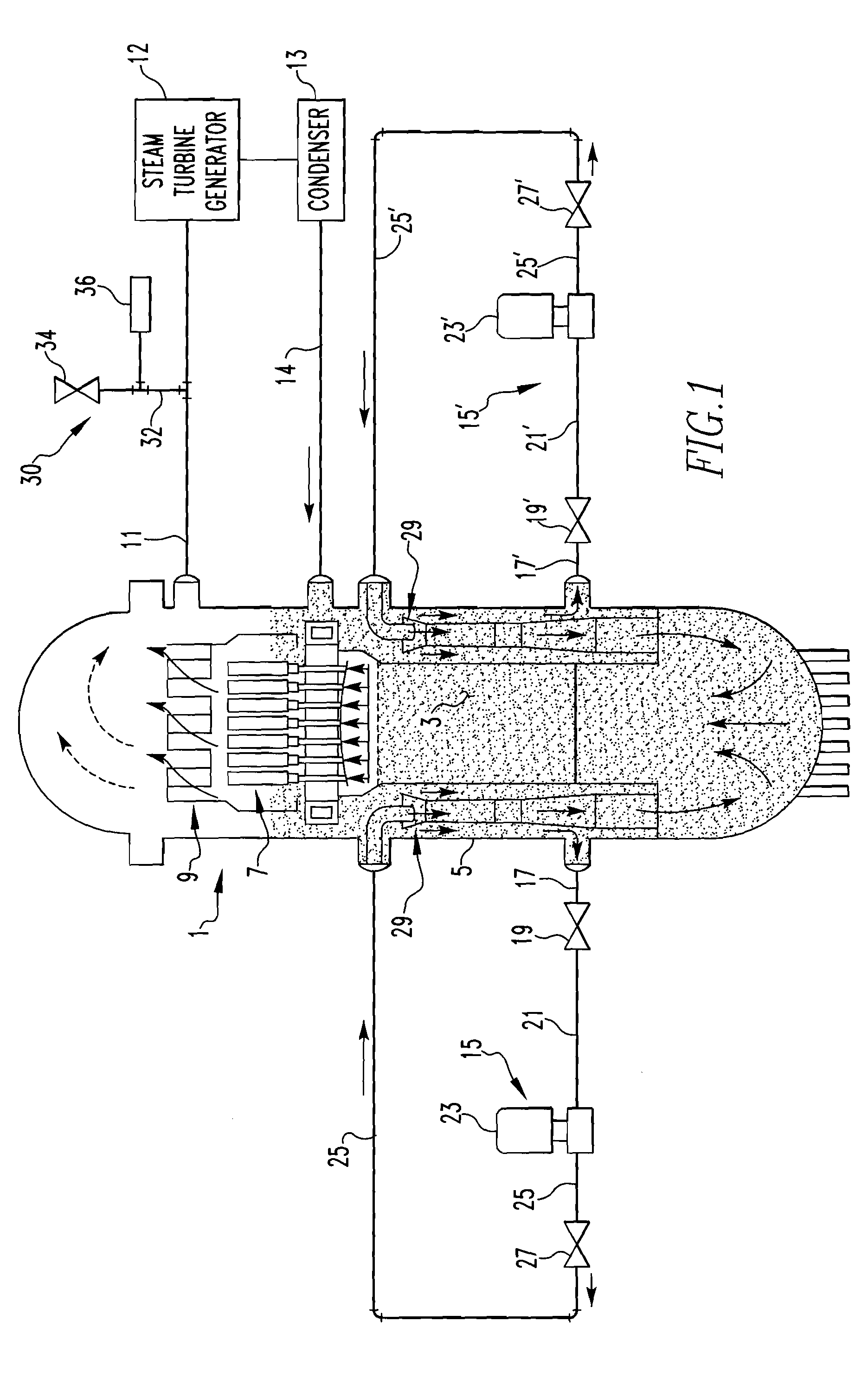 Noise and vibration mitigation system for nuclear reactors employing an acoustic side branch resonator