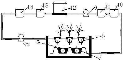 Public toilet capable of treating and recycling excrement and urine sewage of public toilet based on soil infiltration technology