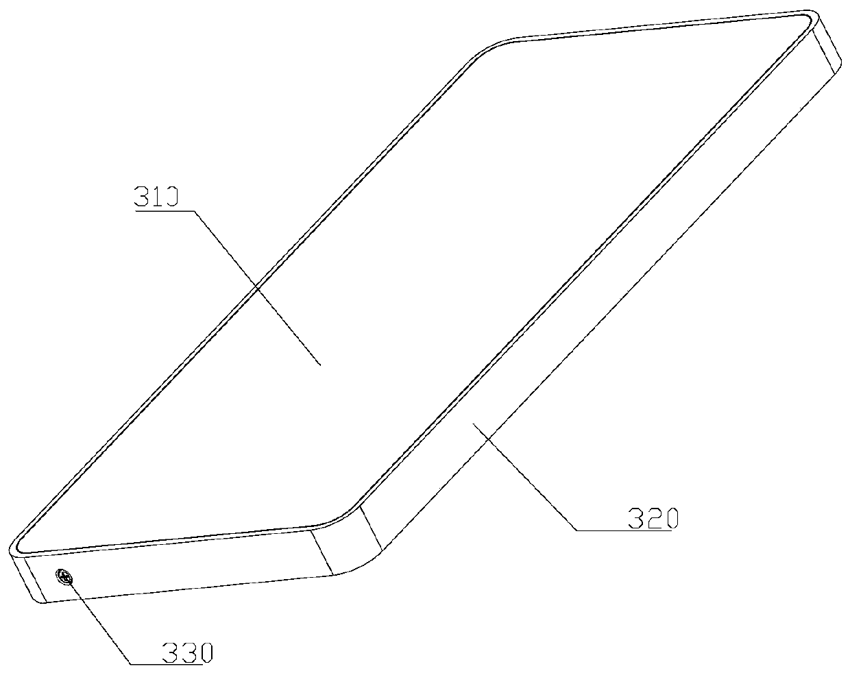 An anti-dismantle thread assembly and a mobile terminal with an anti-dismantle thread assembly