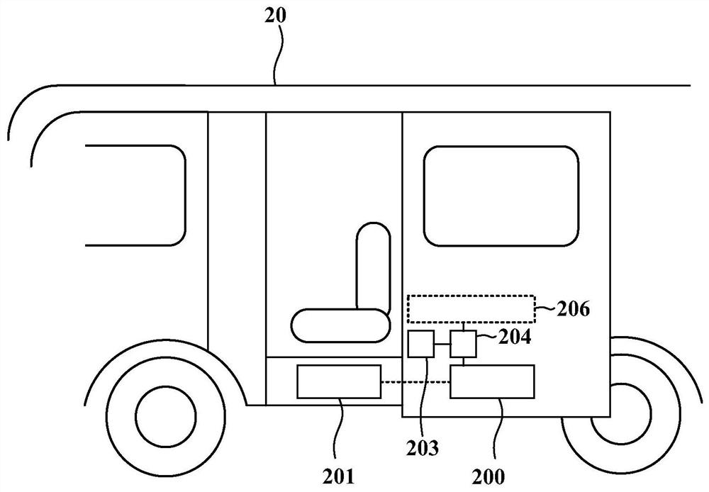 System for wireless harness connection between vehicle door and vehicle body of vehicle