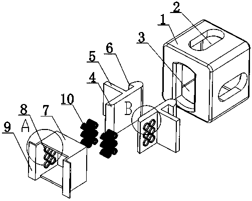 Coated paper knocking-up device for post-press finishing