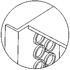 Coated paper knocking-up device for post-press finishing