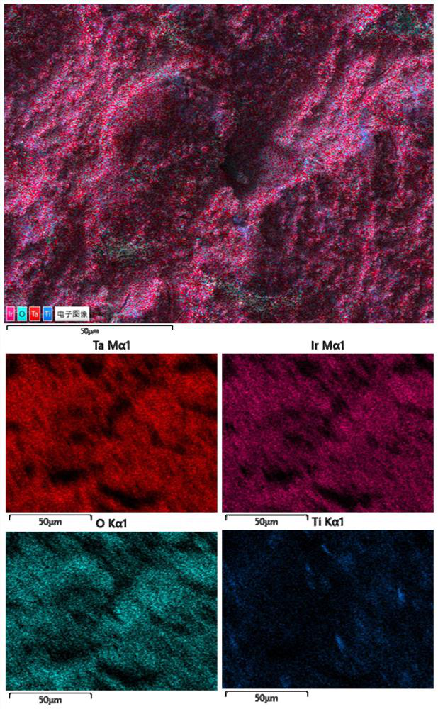 Microporous titanium-based iridium tantalum whole-body electrode applied to advanced treatment of chemical tail water as well as preparation method and application of microporous titanium-based iridium tantalum whole-body electrode