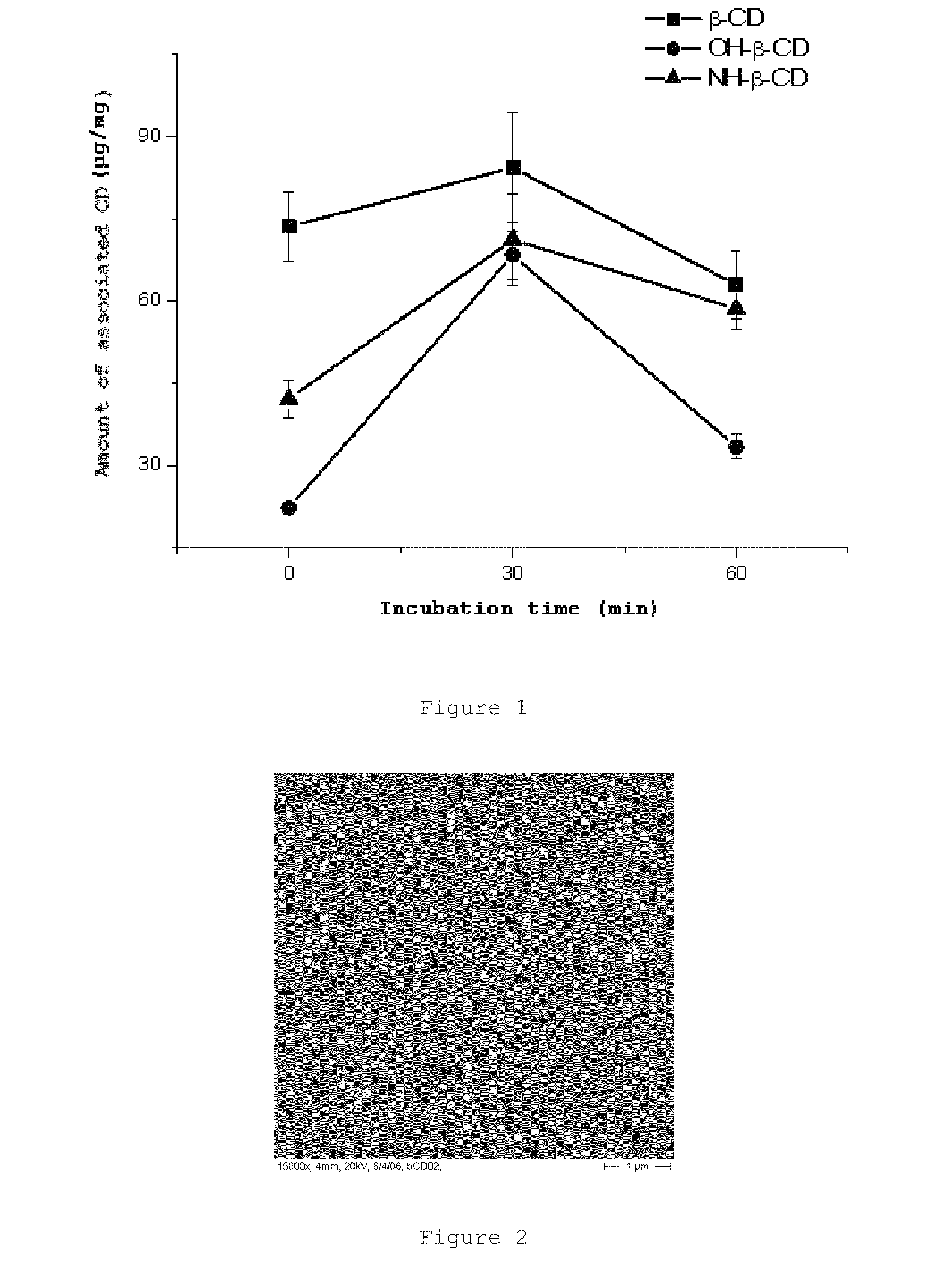 Nanoparticles comprising a cyclodextrin and a biologically active molecule and uses thereof