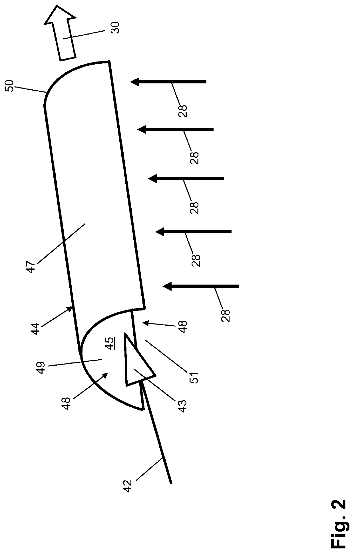 Purging system and use thereof in an energy system