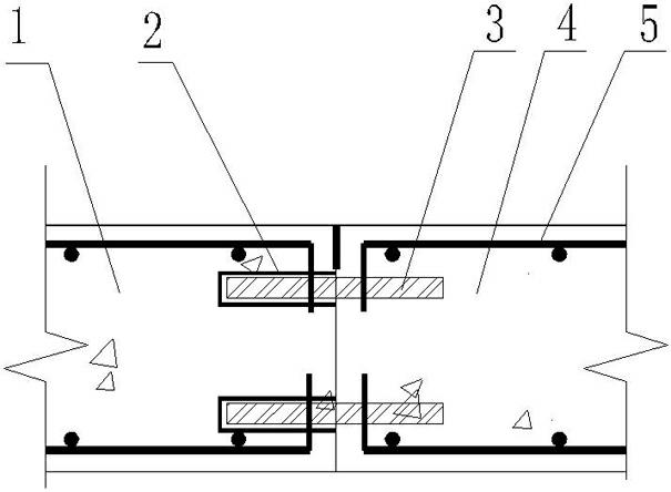 Construction method of large-area concrete terrace